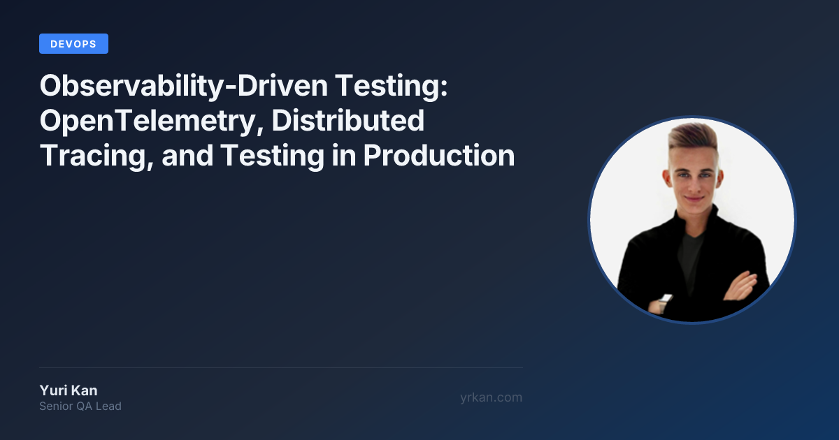 Open Testing Testing Orientado a Observabilidad: OpenTelemetry, Tracing Distribuido ...